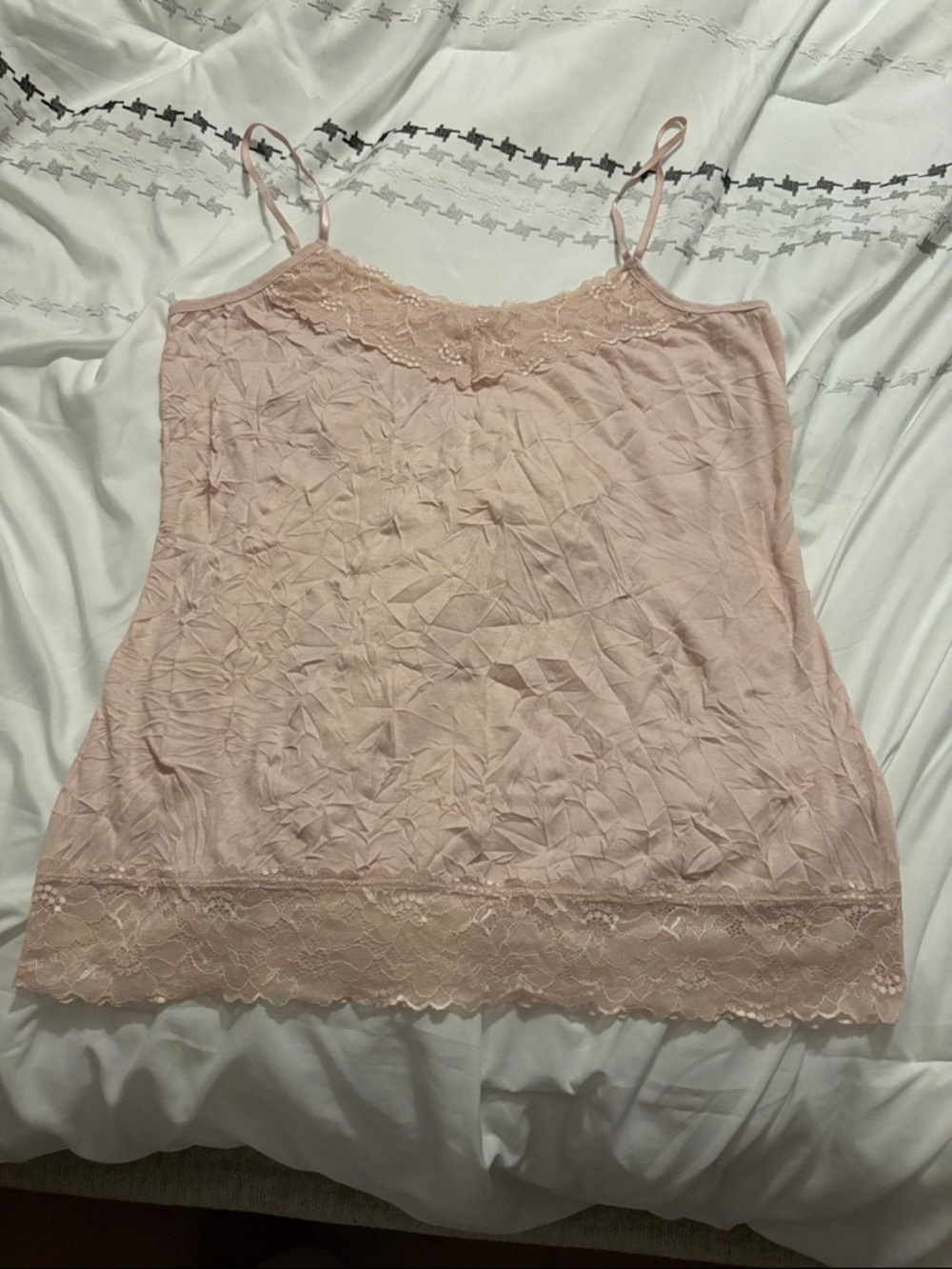 Maurices pink Lace-Trim Camisole / tank top